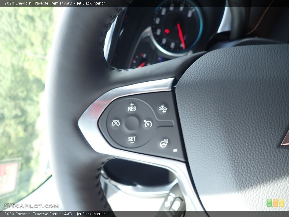 Jet Black Interior Steering Wheel for the 2020 Chevrolet Traverse Premier AWD #139378694