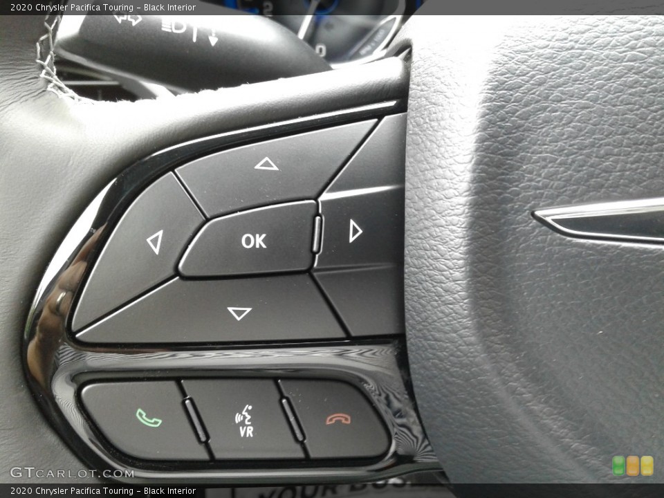 Black Interior Steering Wheel for the 2020 Chrysler Pacifica Touring #139378946