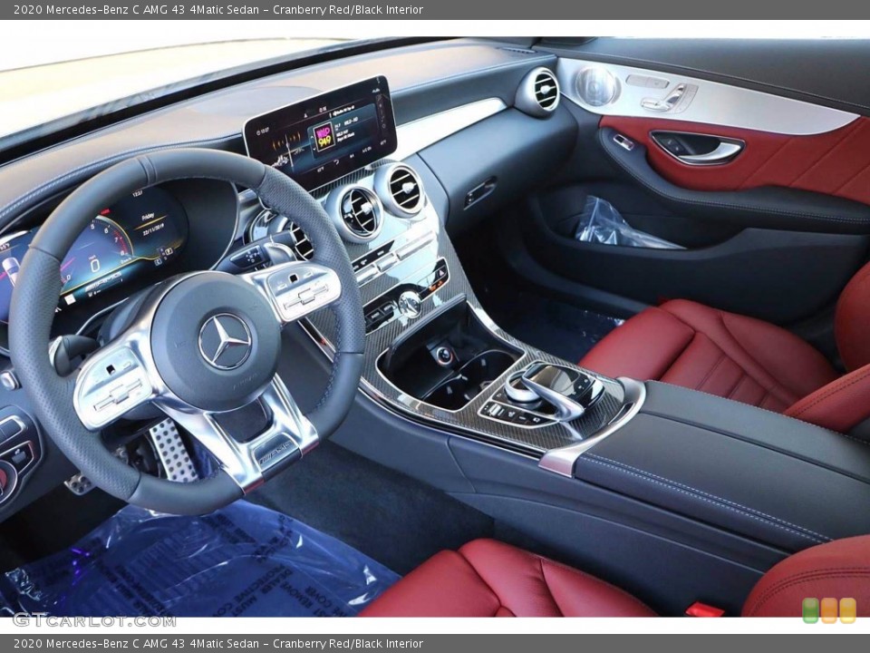 Cranberry Red/Black Interior Photo for the 2020 Mercedes-Benz C AMG 43 4Matic Sedan #139379150