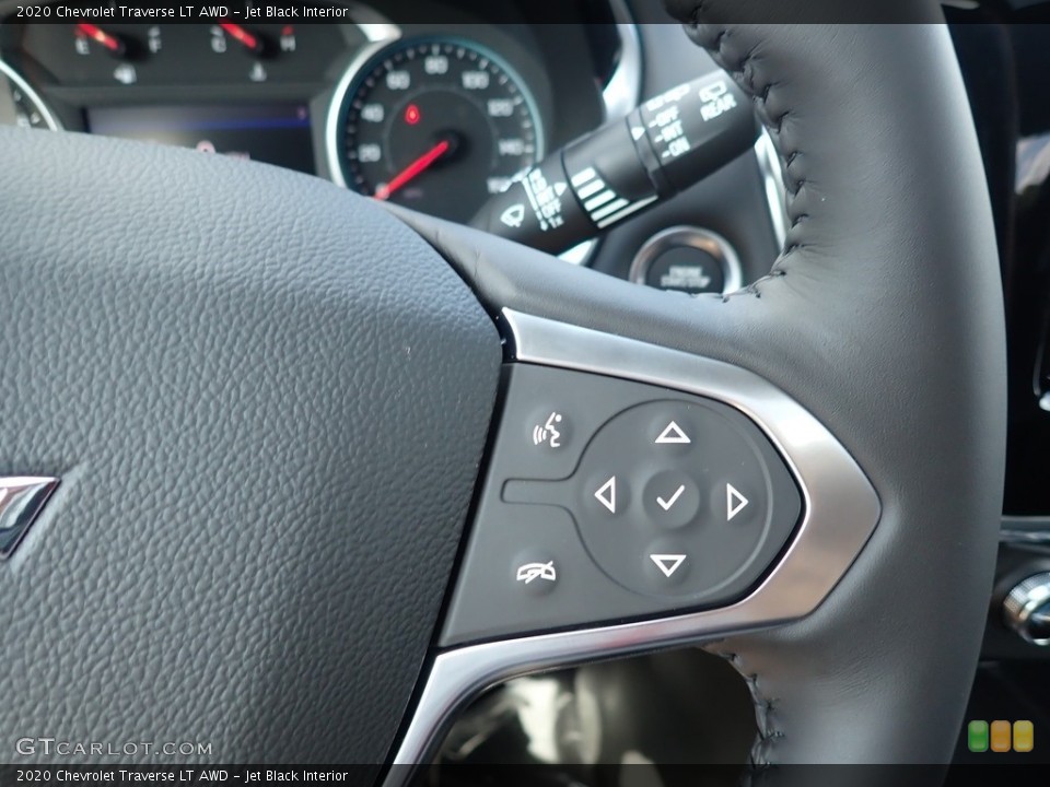 Jet Black Interior Steering Wheel for the 2020 Chevrolet Traverse LT AWD #139379531