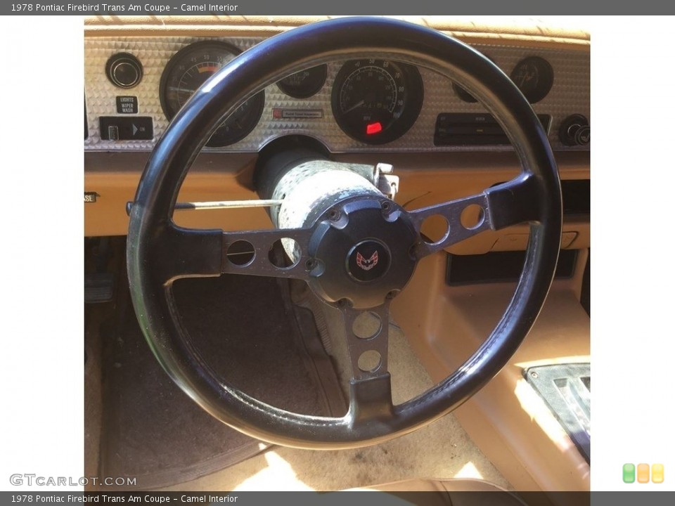 Camel Interior Steering Wheel for the 1978 Pontiac Firebird Trans Am Coupe #139381739