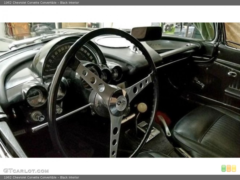 Black 1962 Chevrolet Corvette Interiors