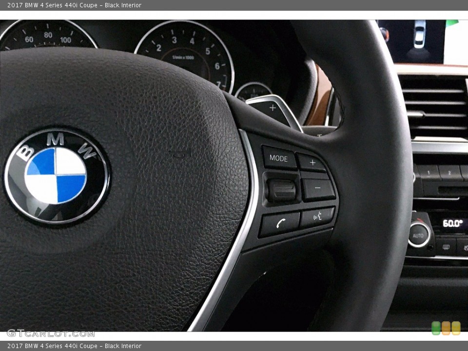 Black Interior Steering Wheel for the 2017 BMW 4 Series 440i Coupe #139383562