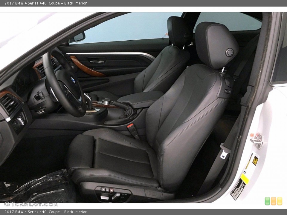 Black Interior Front Seat for the 2017 BMW 4 Series 440i Coupe #139383739