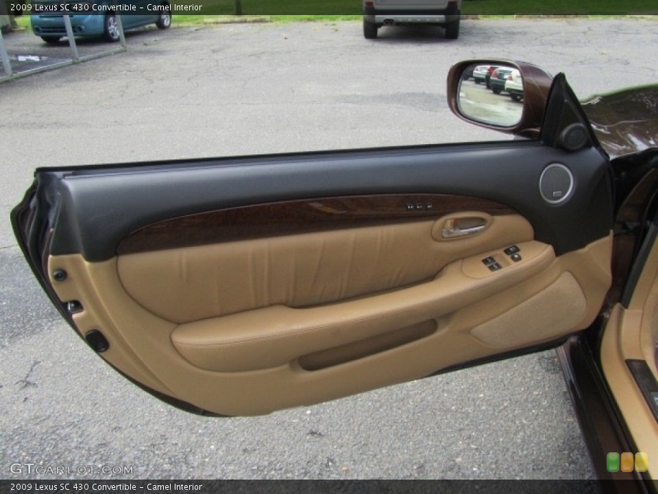 Camel Interior Door Panel for the 2009 Lexus SC 430 Convertible #139387850