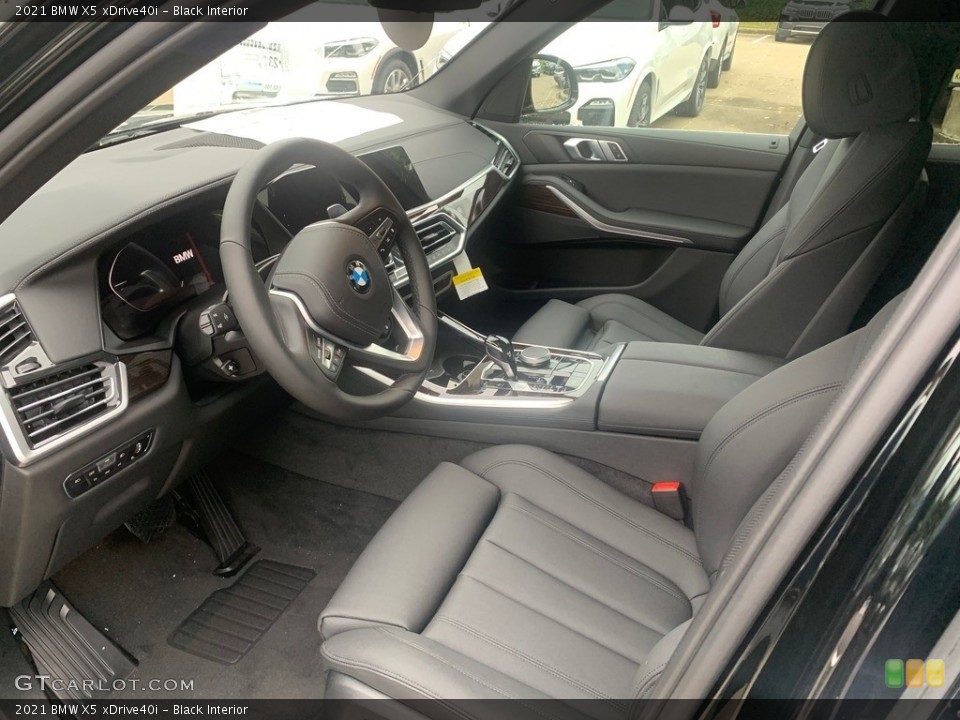 Black Interior Photo for the 2021 BMW X5 xDrive40i #139389437