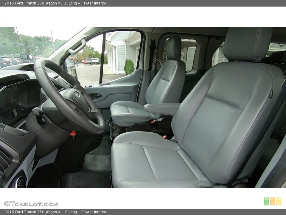 Pewter Interior Photo for the 2016 Ford Transit 350 Wagon XL LR Long #139390775