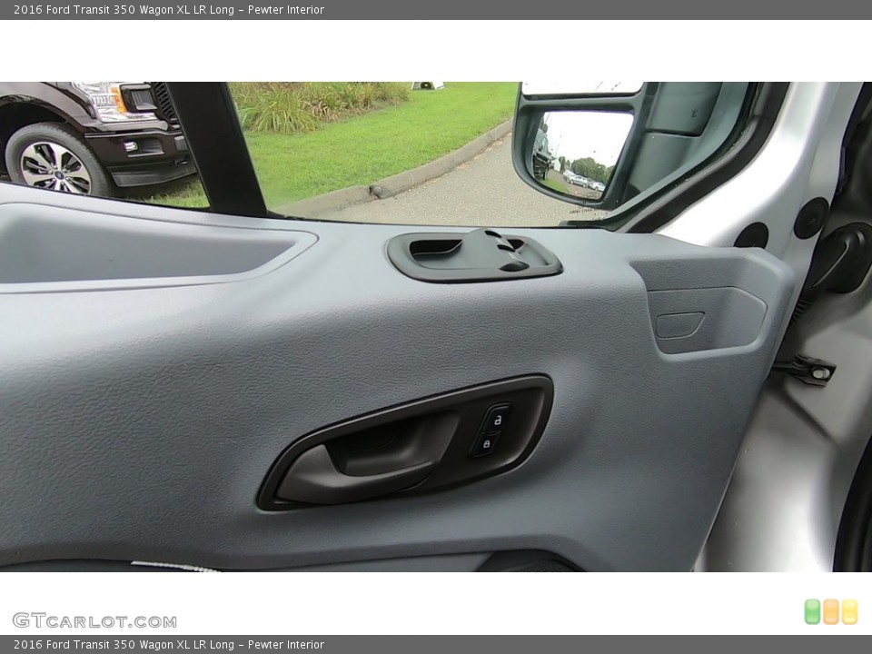 Pewter Interior Door Panel for the 2016 Ford Transit 350 Wagon XL LR Long #139390778