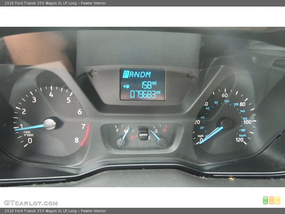 Pewter Interior Gauges for the 2016 Ford Transit 350 Wagon XL LR Long #139390781