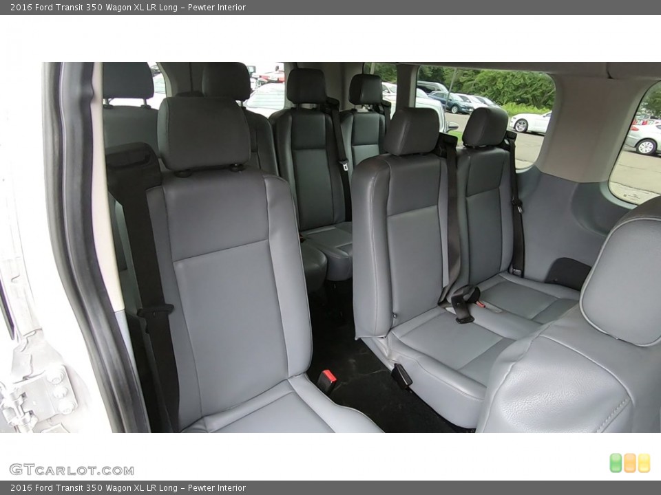 Pewter Interior Rear Seat for the 2016 Ford Transit 350 Wagon XL LR Long #139390802