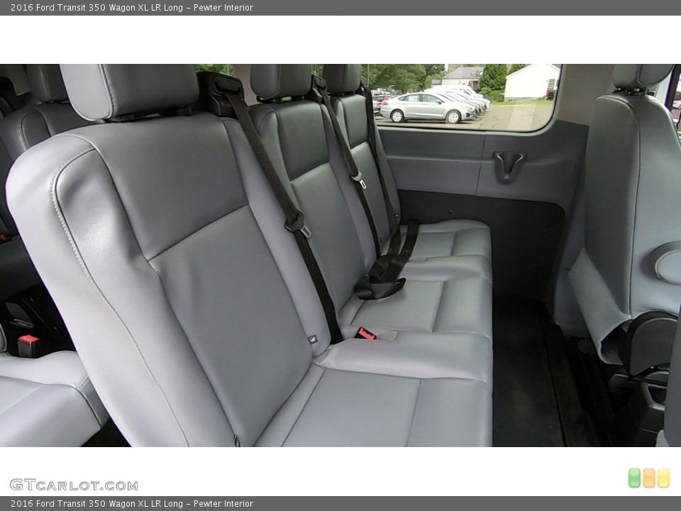 Pewter Interior Rear Seat for the 2016 Ford Transit 350 Wagon XL LR Long #139390805