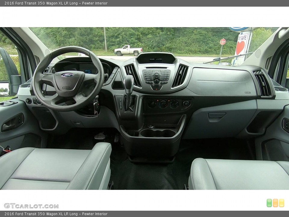 Pewter Interior Dashboard for the 2016 Ford Transit 350 Wagon XL LR Long #139390808