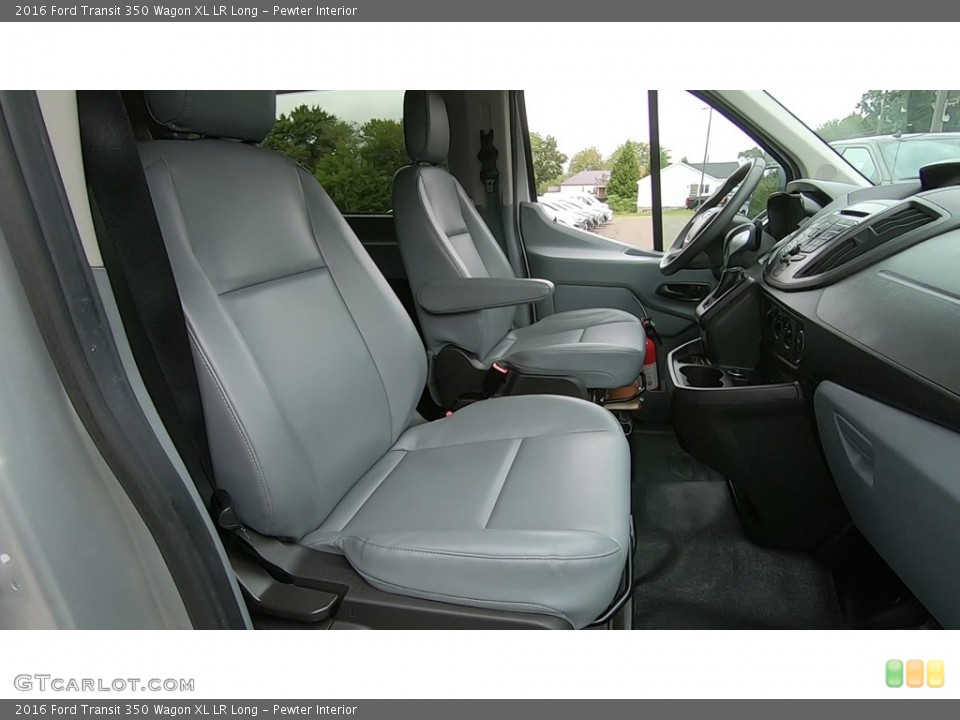 Pewter Interior Prime Interior for the 2016 Ford Transit 350 Wagon XL LR Long #139390811