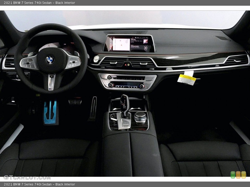 Black Interior Dashboard for the 2021 BMW 7 Series 740i Sedan #139391029