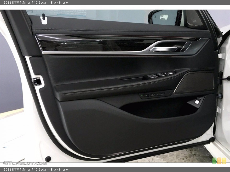 Black Interior Door Panel for the 2021 BMW 7 Series 740i Sedan #139391236