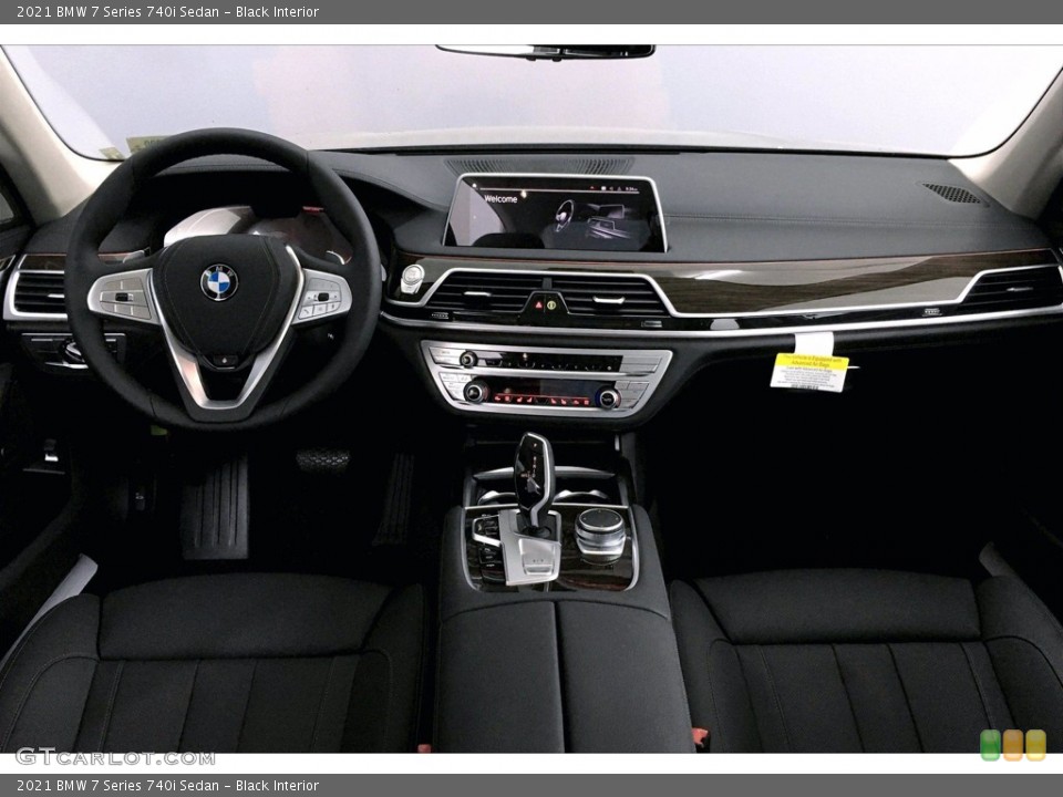 Black Interior Dashboard for the 2021 BMW 7 Series 740i Sedan #139391521