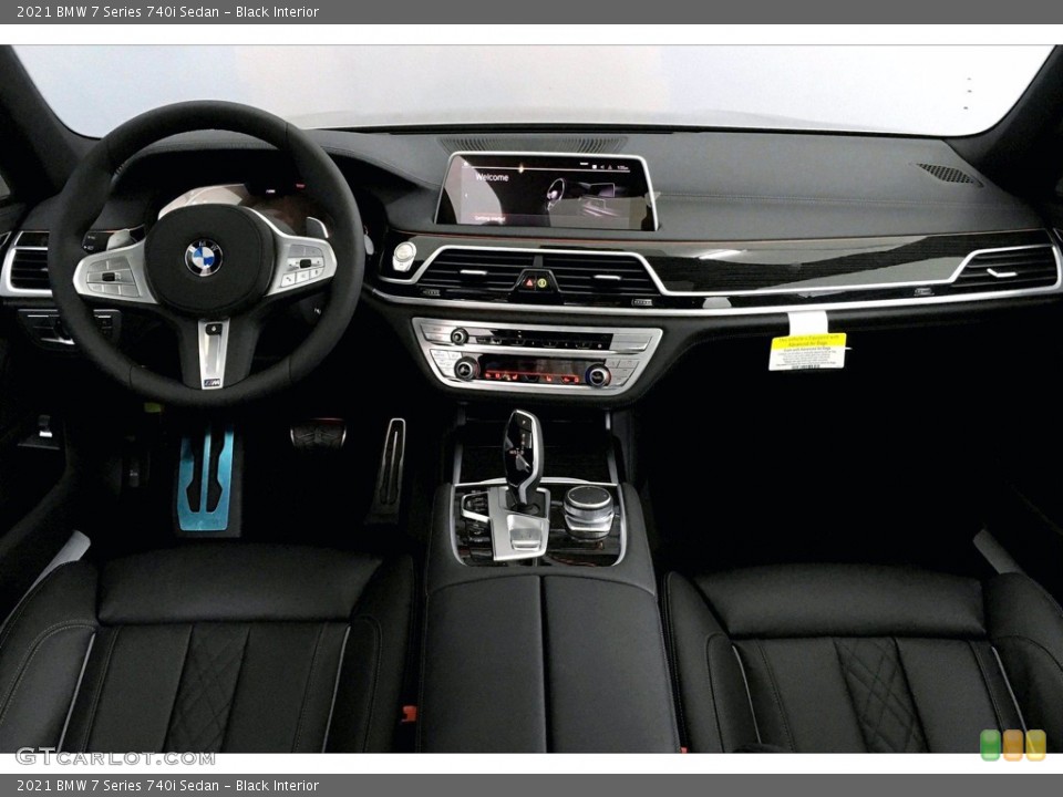 Black Interior Dashboard for the 2021 BMW 7 Series 740i Sedan #139394529
