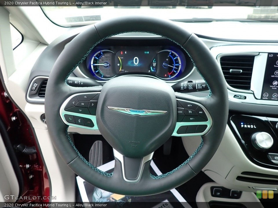 Alloy/Black Interior Steering Wheel for the 2020 Chrysler Pacifica Hybrid Touring L #139395066
