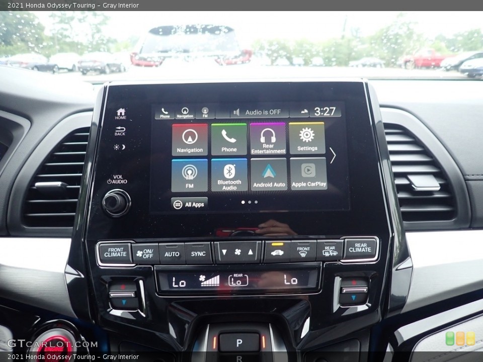 Gray Interior Controls for the 2021 Honda Odyssey Touring #139396086