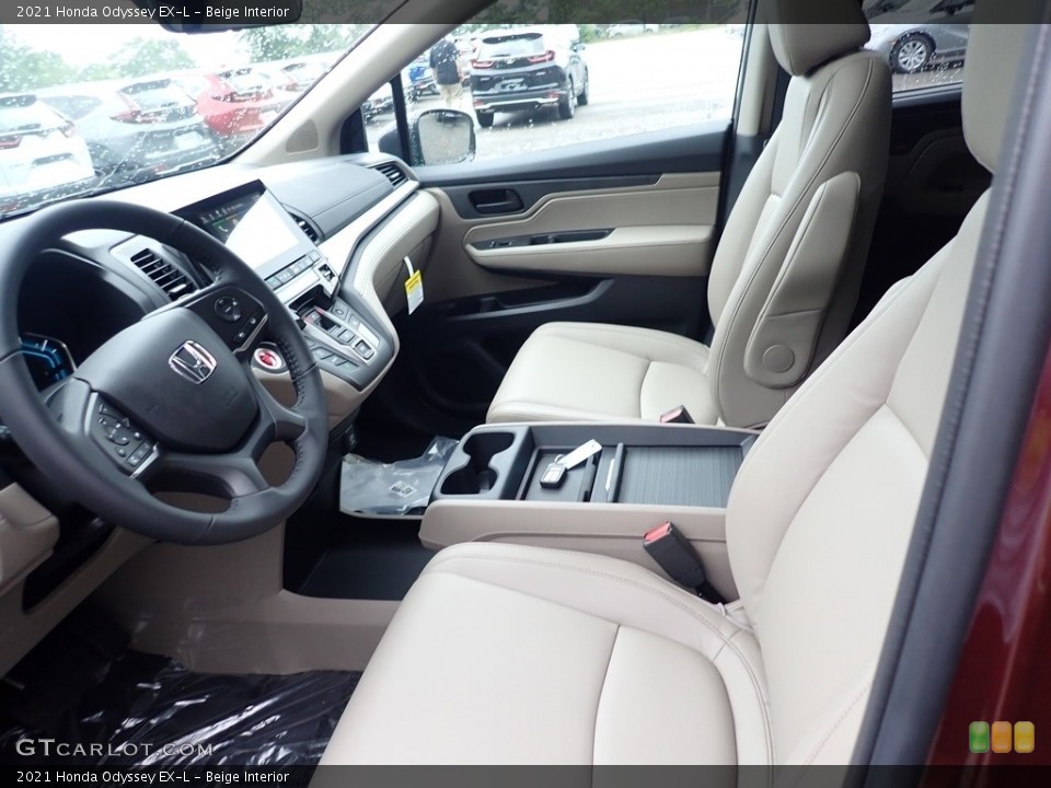 Beige Interior Photo for the 2021 Honda Odyssey EX-L #139396284