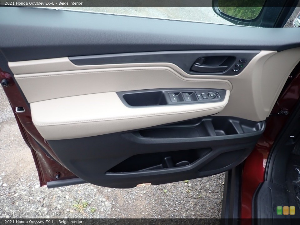 Beige Interior Door Panel for the 2021 Honda Odyssey EX-L #139396353
