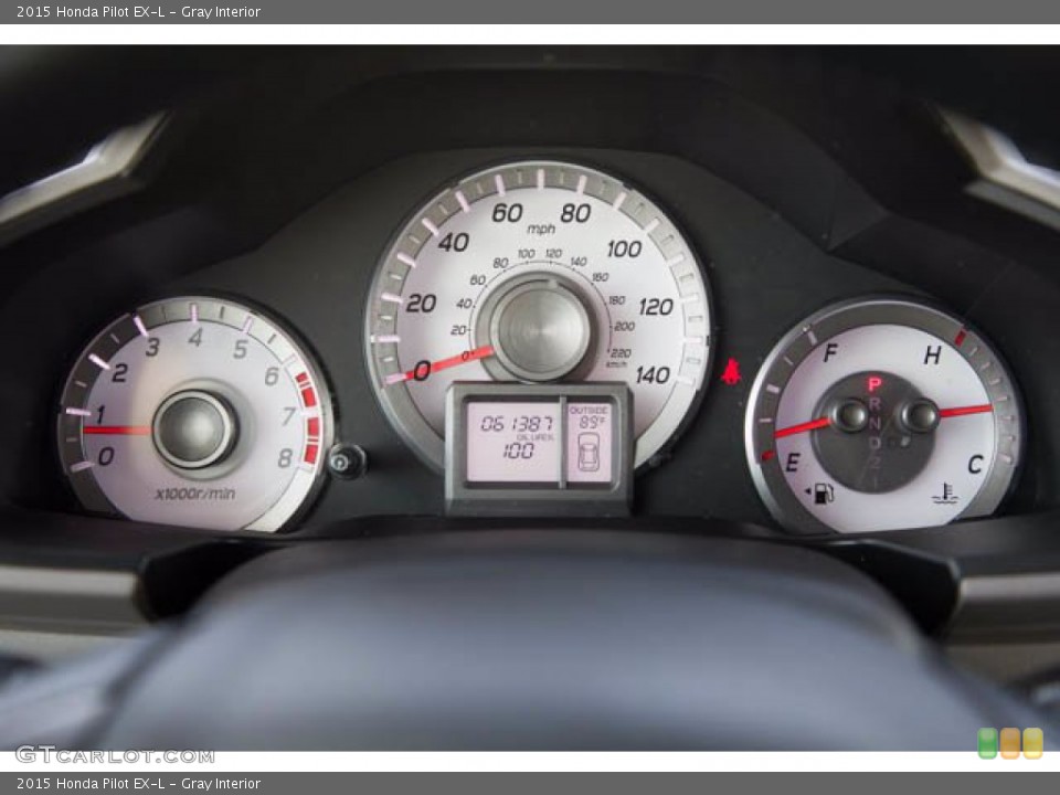 Gray Interior Gauges for the 2015 Honda Pilot EX-L #139400286