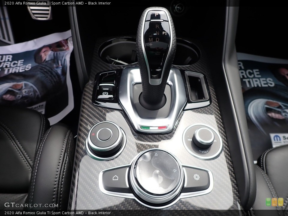 Black Interior Transmission for the 2020 Alfa Romeo Giulia TI Sport Carbon AWD #139400328