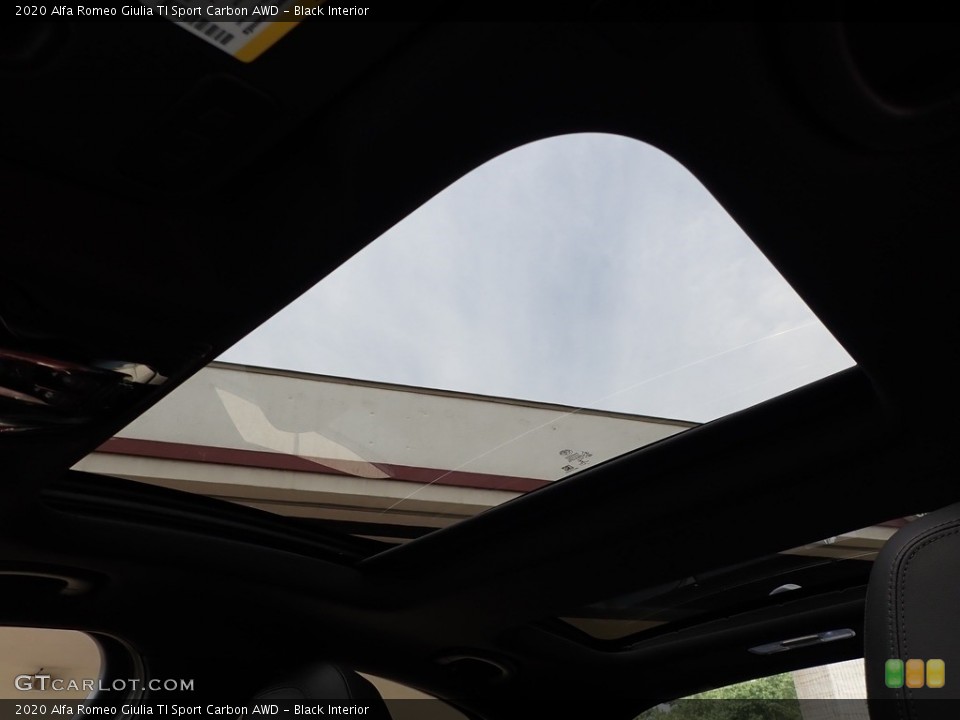 Black Interior Sunroof for the 2020 Alfa Romeo Giulia TI Sport Carbon AWD #139400391