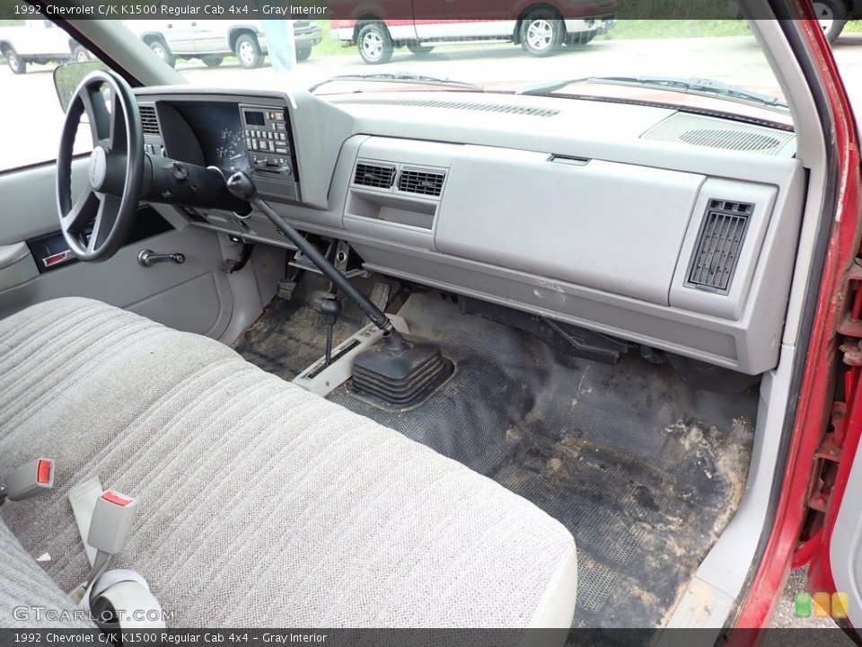 Gray Interior Dashboard for the 1992 Chevrolet C/K K1500 Regular Cab 4x4 #139400535