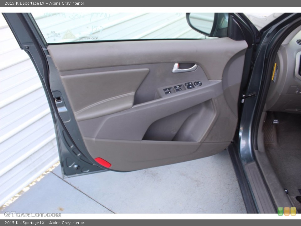 Alpine Gray Interior Door Panel for the 2015 Kia Sportage LX #139400751