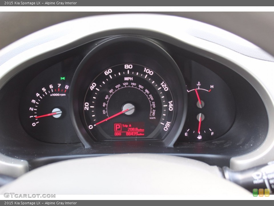 Alpine Gray Interior Gauges for the 2015 Kia Sportage LX #139400841