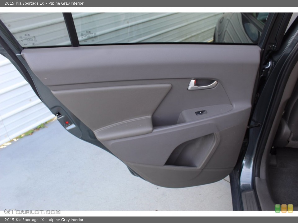 Alpine Gray Interior Door Panel for the 2015 Kia Sportage LX #139400949