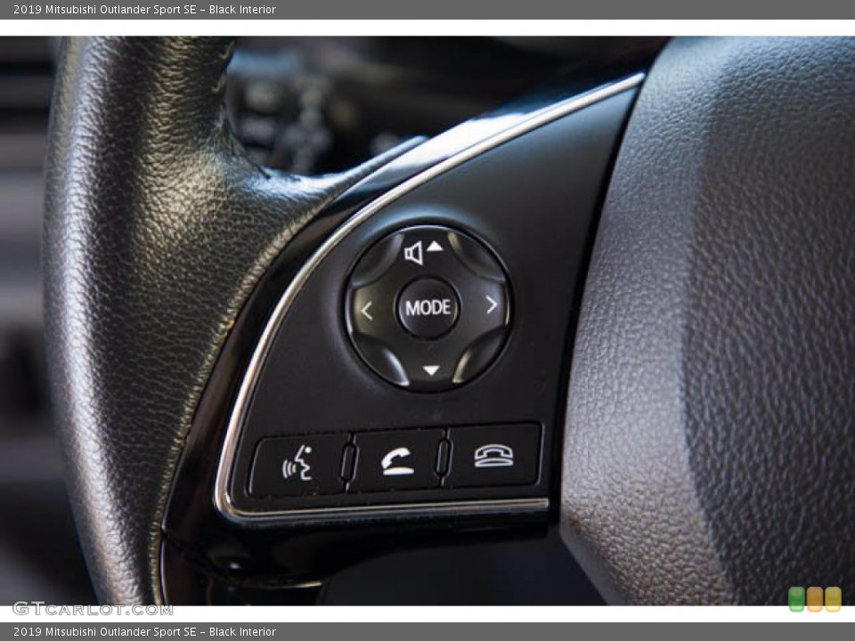 Black Interior Steering Wheel for the 2019 Mitsubishi Outlander Sport SE #139401414