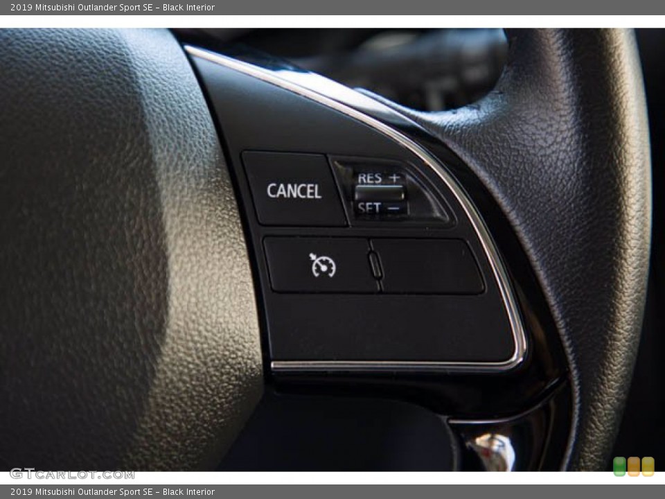 Black Interior Steering Wheel for the 2019 Mitsubishi Outlander Sport SE #139401438