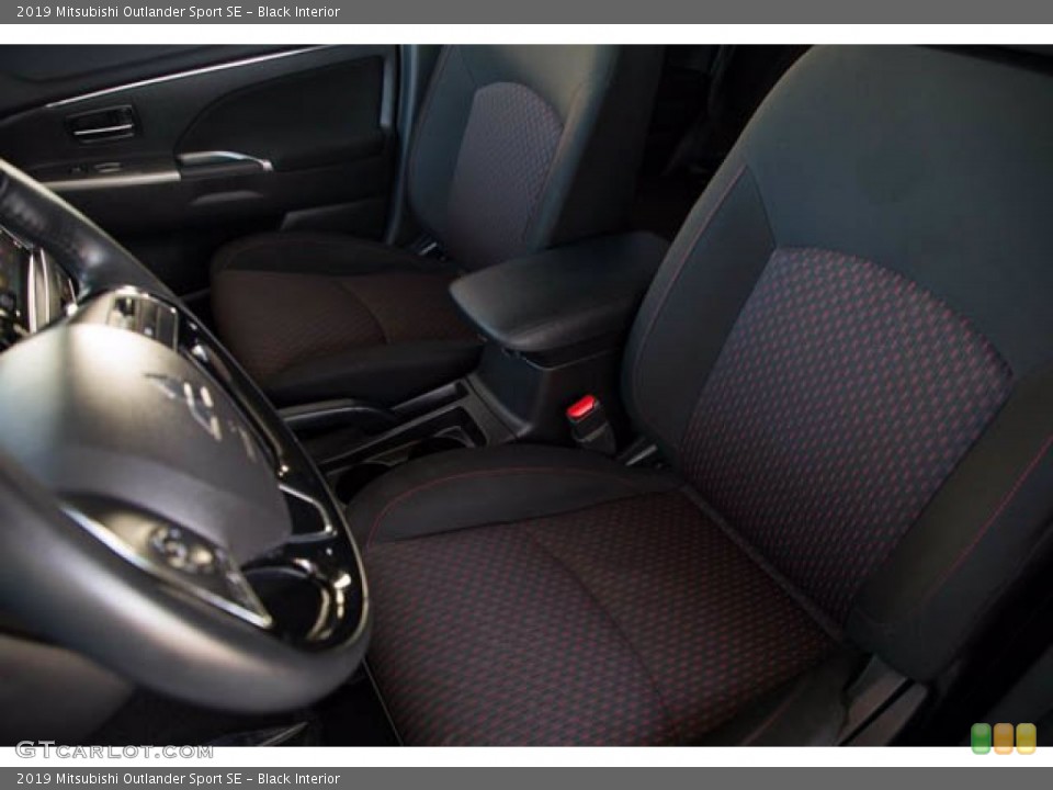 Black Interior Front Seat for the 2019 Mitsubishi Outlander Sport SE #139401504