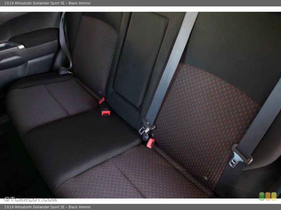 Black Interior Rear Seat for the 2019 Mitsubishi Outlander Sport SE #139401522