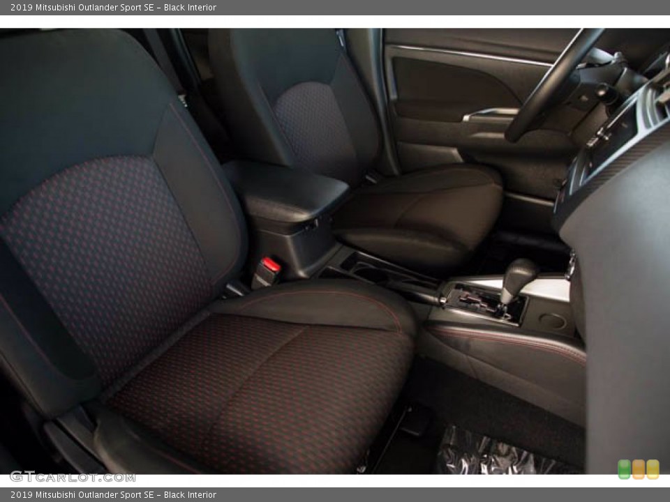 Black Interior Front Seat for the 2019 Mitsubishi Outlander Sport SE #139401615