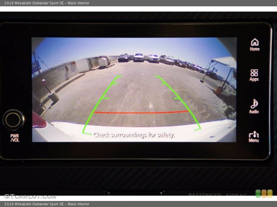 Black Interior Navigation for the 2019 Mitsubishi Outlander Sport SE #139401650