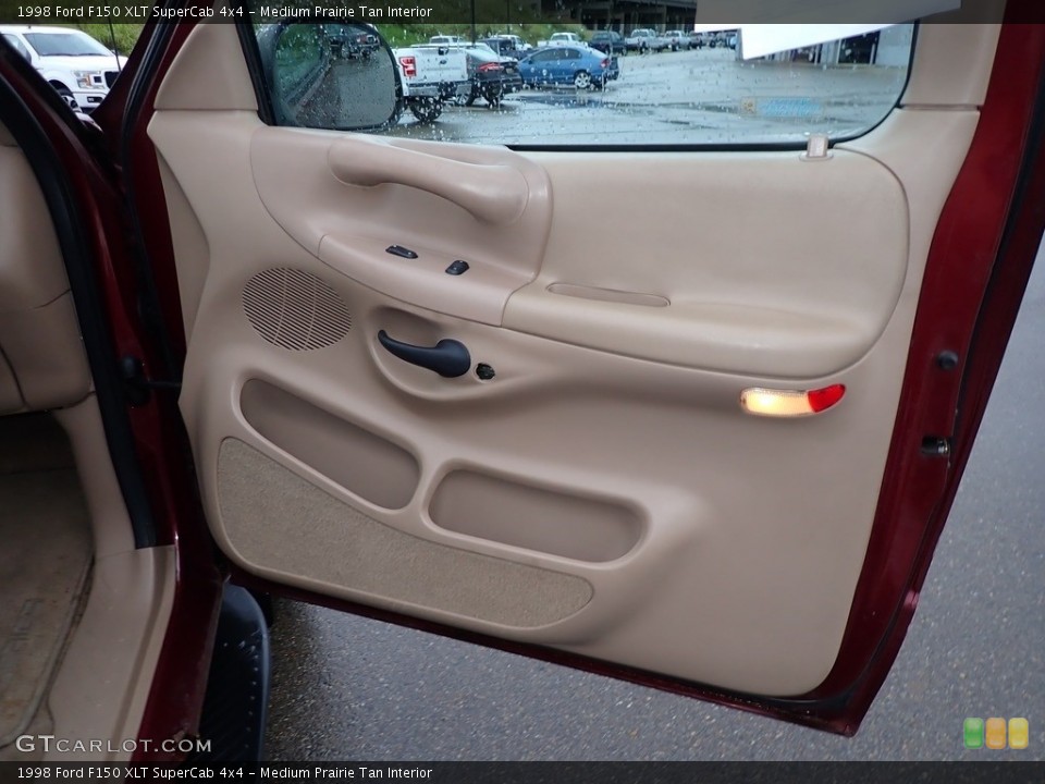 Medium Prairie Tan Interior Door Panel for the 1998 Ford F150 XLT SuperCab 4x4 #139403336