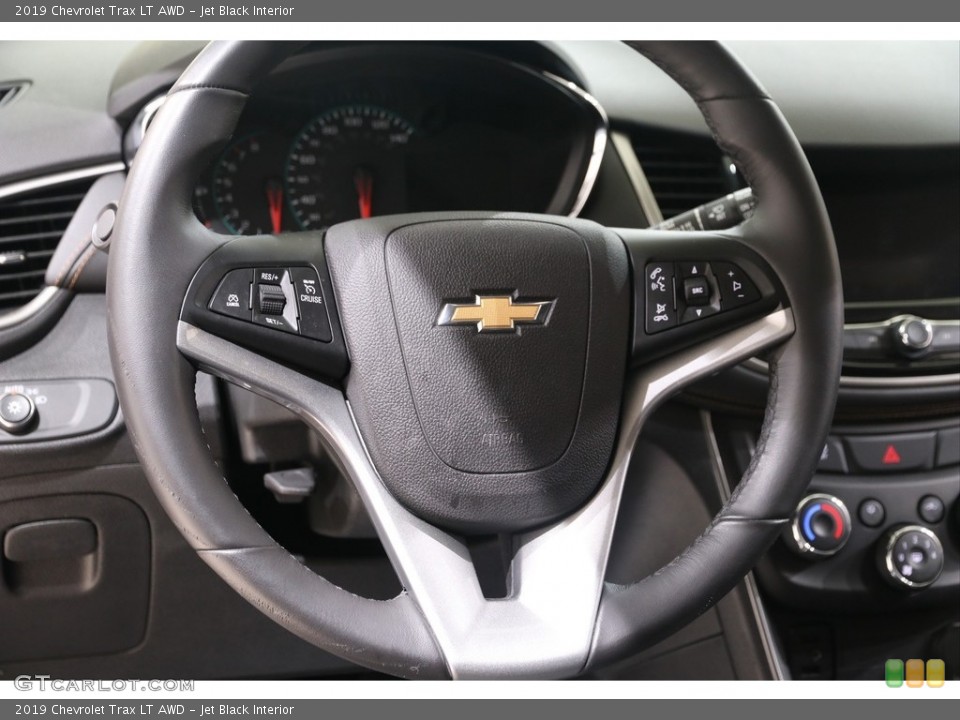 Jet Black Interior Steering Wheel for the 2019 Chevrolet Trax LT AWD #139407275