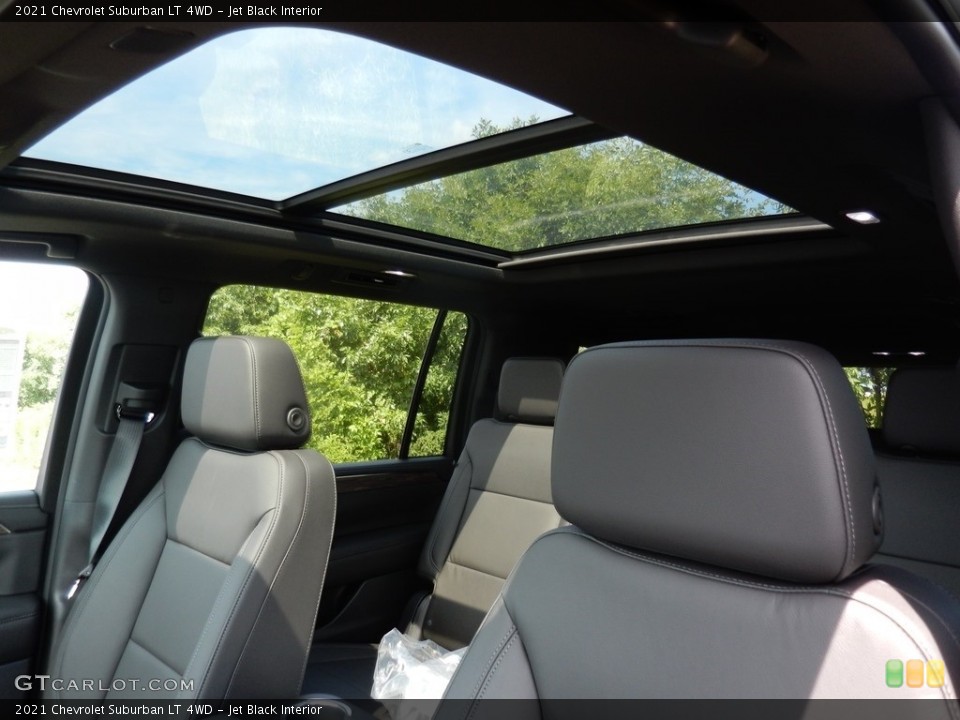Jet Black Interior Sunroof for the 2021 Chevrolet Suburban LT 4WD #139409075