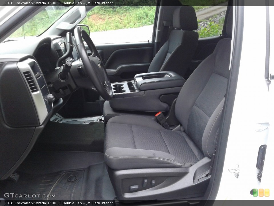 Jet Black Interior Photo for the 2018 Chevrolet Silverado 1500 LT Double Cab #139409162
