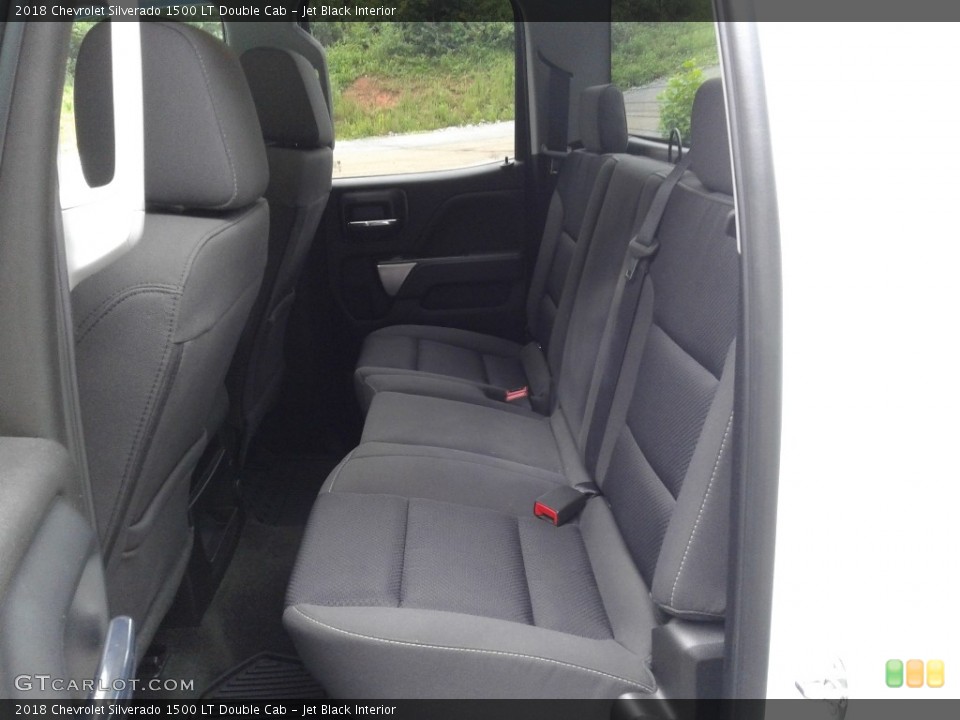 Jet Black Interior Rear Seat for the 2018 Chevrolet Silverado 1500 LT Double Cab #139409240