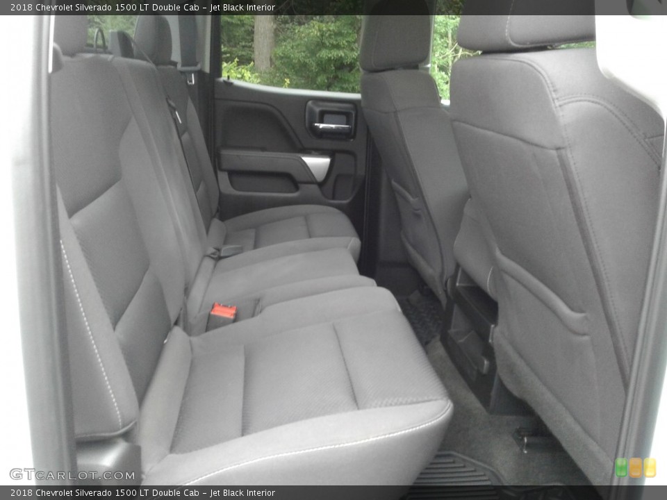 Jet Black Interior Rear Seat for the 2018 Chevrolet Silverado 1500 LT Double Cab #139409288