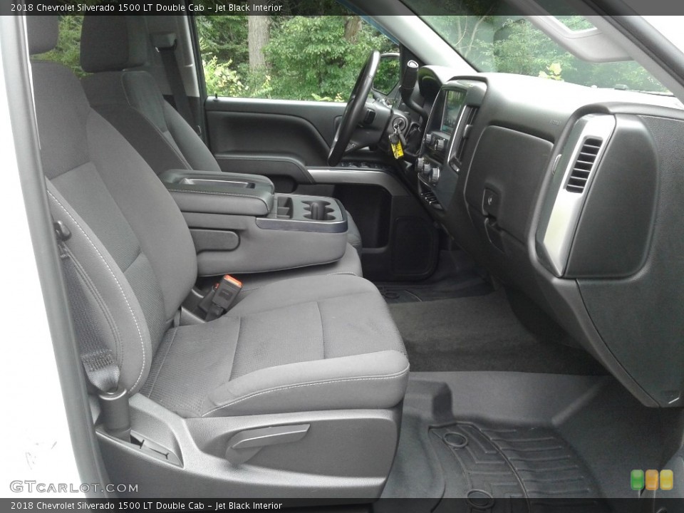 Jet Black Interior Front Seat for the 2018 Chevrolet Silverado 1500 LT Double Cab #139409342