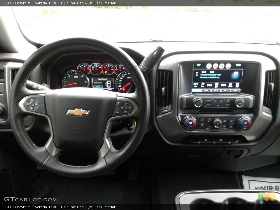 Jet Black Interior Dashboard for the 2018 Chevrolet Silverado 1500 LT Double Cab #139409366