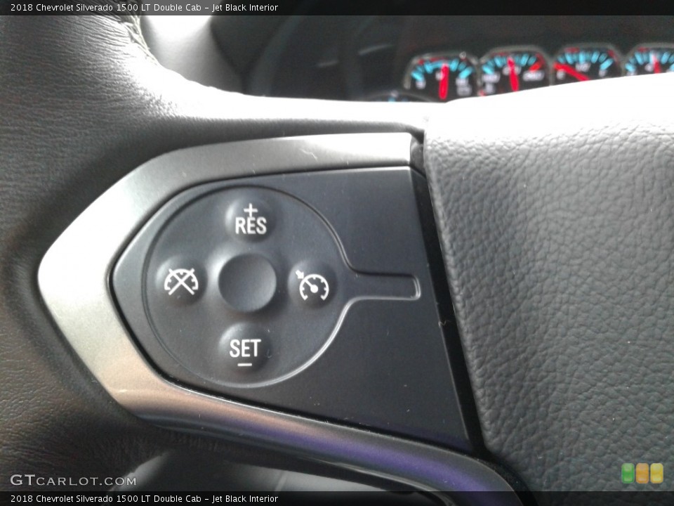 Jet Black Interior Steering Wheel for the 2018 Chevrolet Silverado 1500 LT Double Cab #139409392