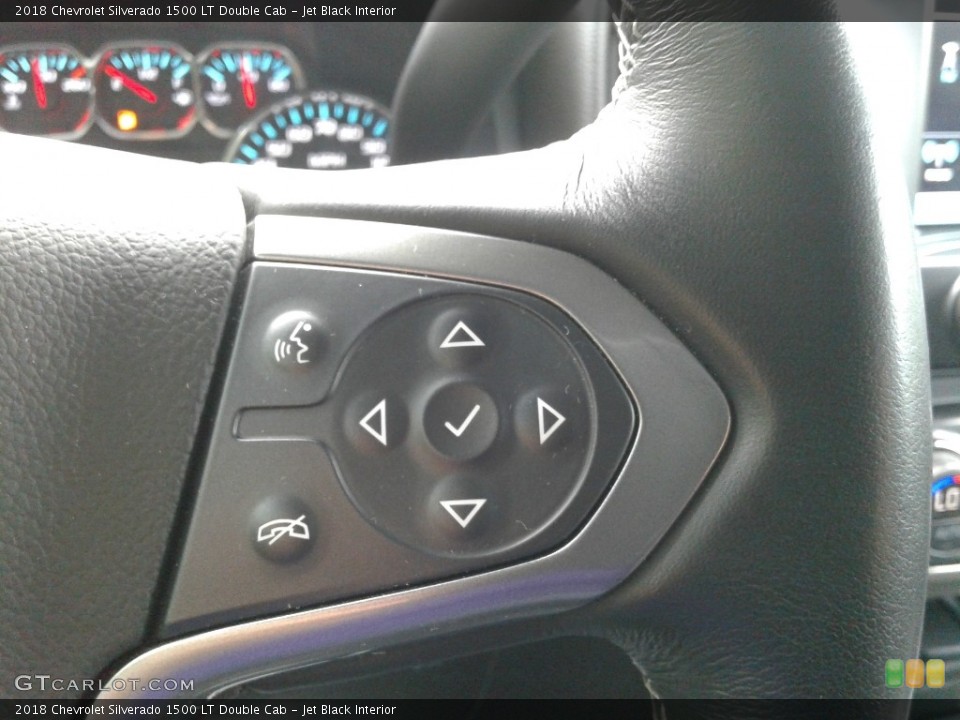 Jet Black Interior Steering Wheel for the 2018 Chevrolet Silverado 1500 LT Double Cab #139409420