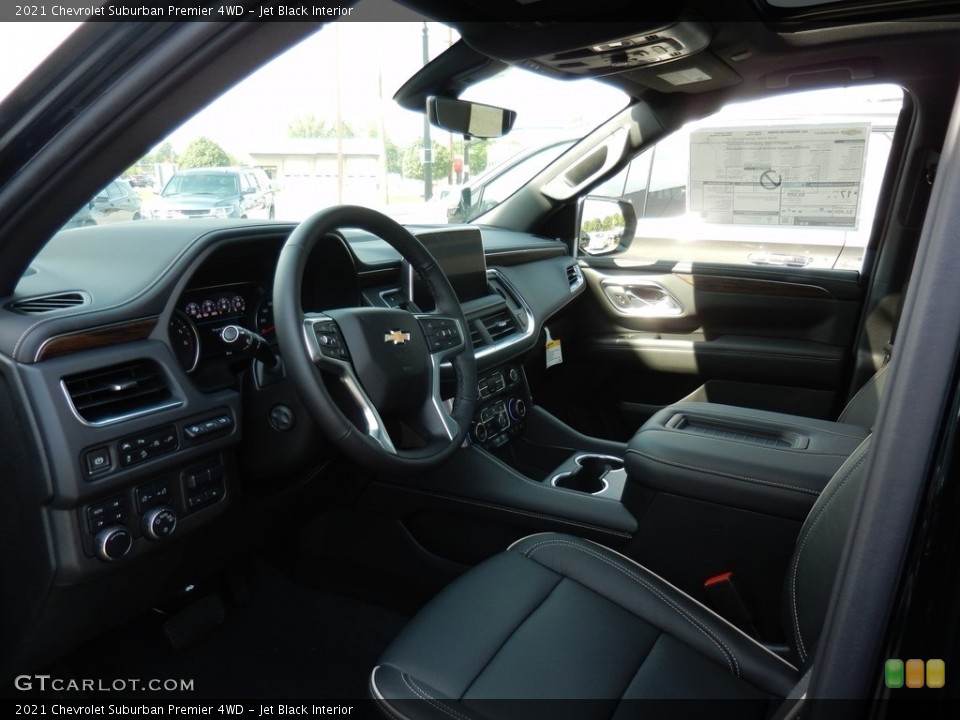 Jet Black Interior Photo for the 2021 Chevrolet Suburban Premier 4WD #139409684