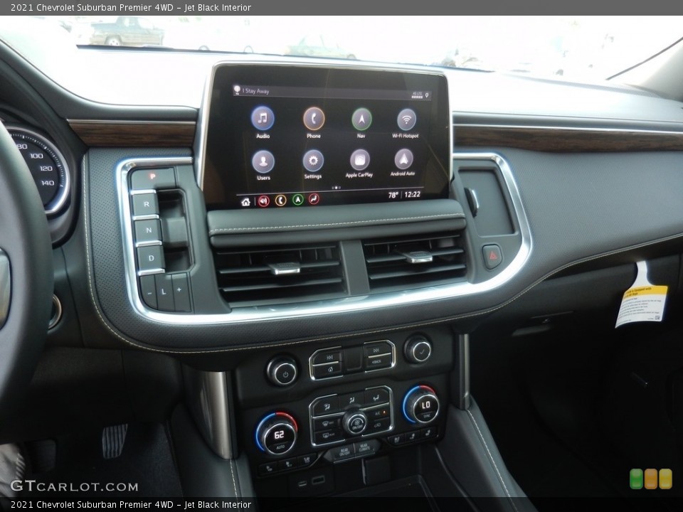 Jet Black Interior Controls for the 2021 Chevrolet Suburban Premier 4WD #139409732